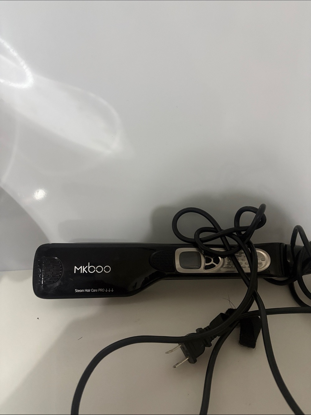 Mkboo Black Steam Hair Care Pro Flat Iron